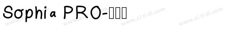 Sophia PRO字体转换